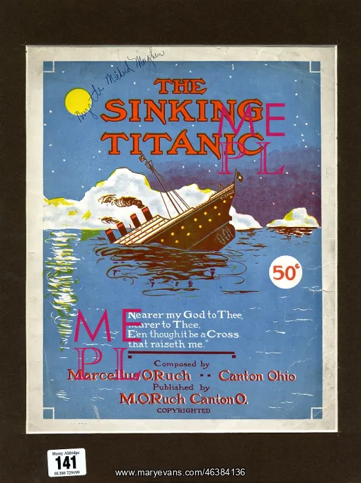  : Music cover, The Sinking Titanic