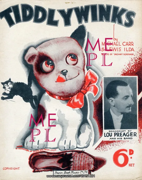 : Music cover, Tiddlywinks : Music cover, Tiddlywinks