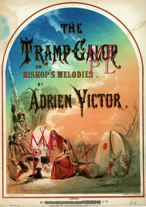 : Music cover, The Tramp Galop : Music cover, The Tramp Galop