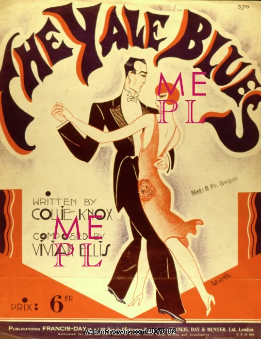 : Music cover, The Yale Blues : Music cover, The Yale Blues