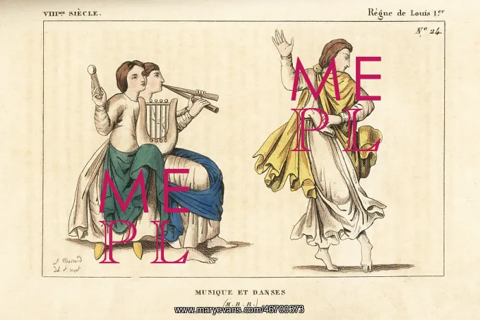 : Music and dance of the 8th or 9th century : Music and dance of the 8th or 9th century