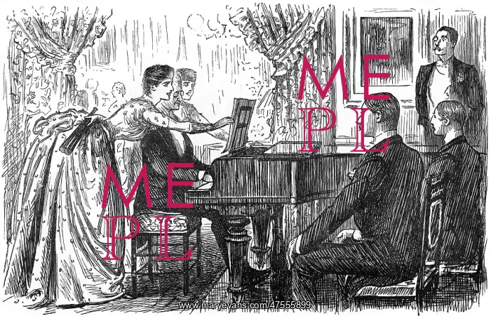 : Music in the home, 1887 : Music in the home, 1887