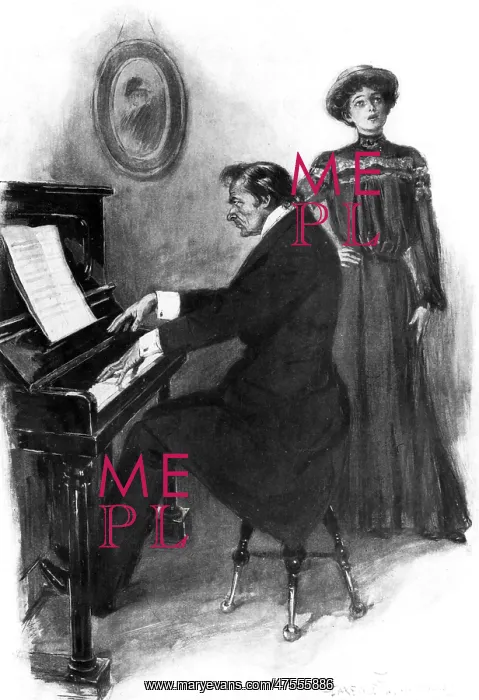 : Music at home, 1906 : Music at home, 1906