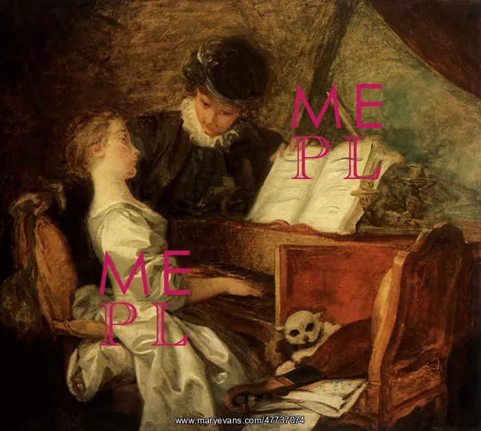  : The Music Lesson, by Fragonard
