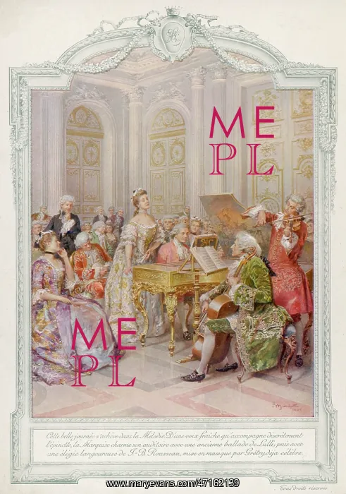 : Music making in an aristocratic home : Music making in an aristocratic home
