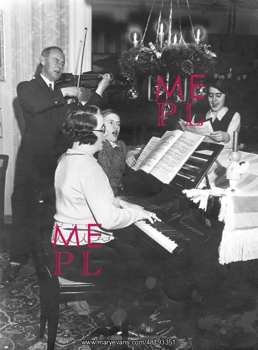 : Music-making in the home, 1931 : Music-making in the home, 1931