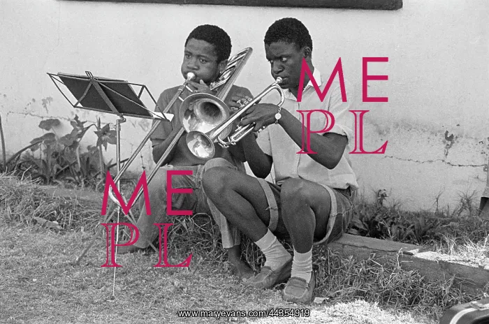 : Music practice on the grass at Jane Furse : Music practice on the grass at Jane Furse