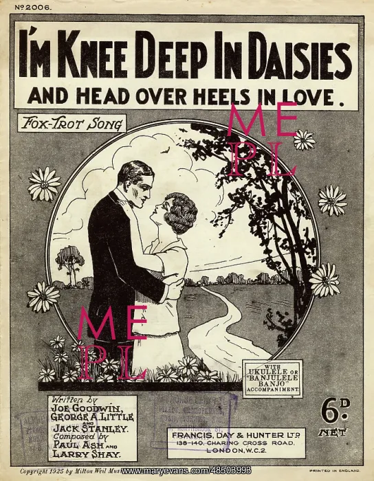 : Music sheet: I'm knee deep in daisies : Music sheet: I'm knee deep in daisies