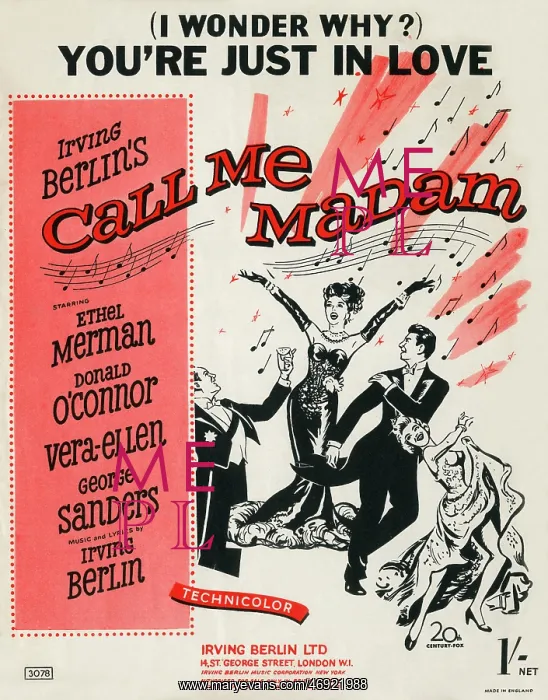 : Music Sheet - Call Me Madam : Music Sheet - Call Me Madam