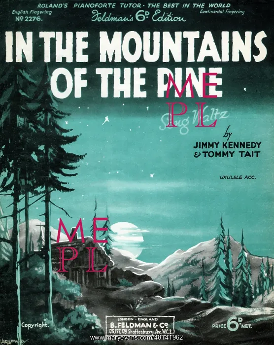 : Music Sheet - In The Mountain Of The Pine : Music Sheet - In The Mountain Of The Pine