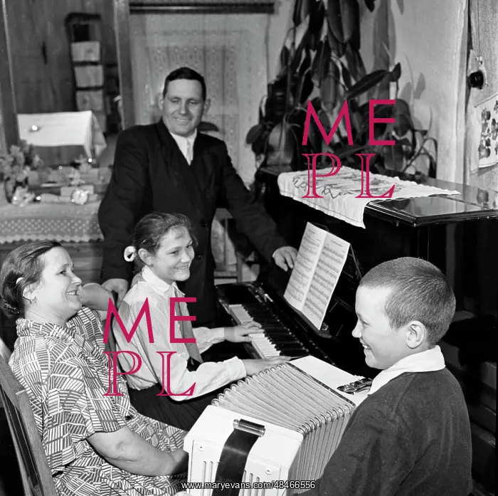 : Music students performing at home : Music students performing at home
