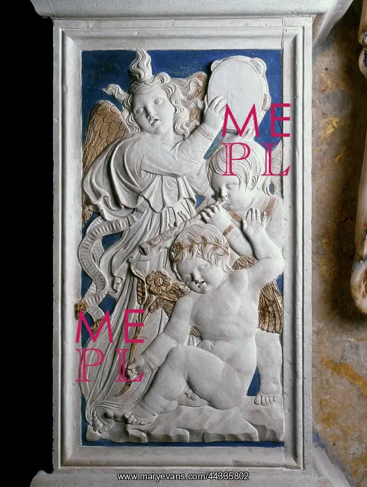 : Three Musical Angels. Low relief : Three Musical Angels. Low relief