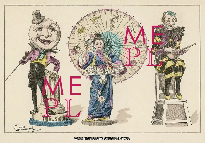 : Three musical automata : Three musical automata