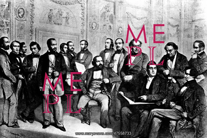 : Musical gathering of composers and musicians, 1853 : Musical gathering of composers and musicians, 1853
