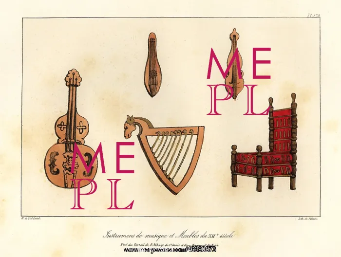 : Musical instruments (guitar, citoles and harp) : Musical instruments (guitar, citoles and harp)