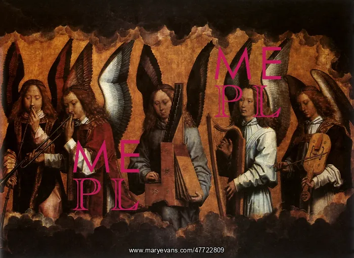  : Musician Angels, by Memling