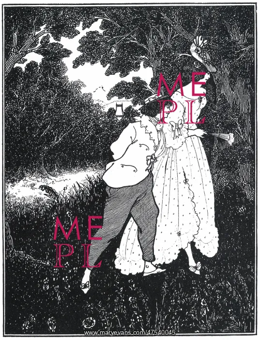 : The Three Musicians by Aubrey Beardsley : The Three Musicians by Aubrey Beardsley