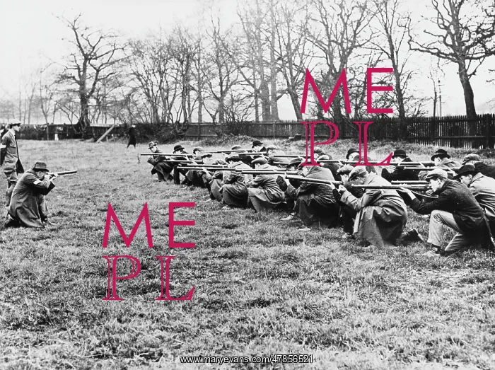 : Musket instruction, World War I : Musket instruction, World War I