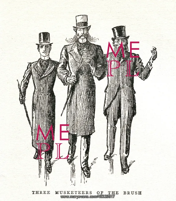: Three Musketeers of the Brush : Three Musketeers of the Brush
