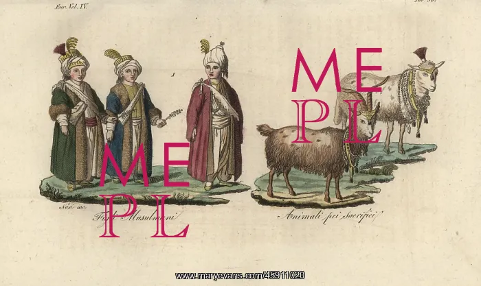 : Muslim boys in the days before their circumcision, 1790 : Muslim boys in the days before their circumcision, 1790