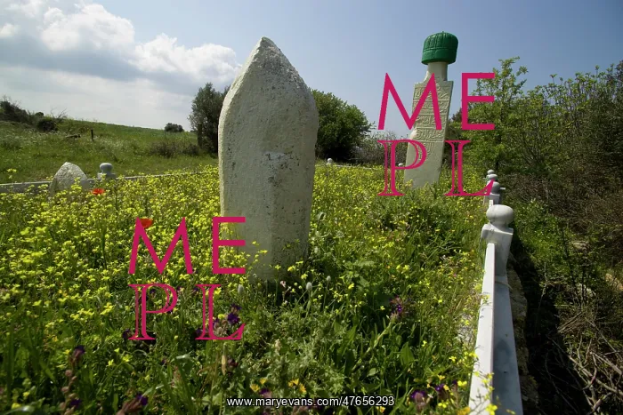 : Muslim cemetery on the way down to W Beach : Muslim cemetery on the way down to W Beach