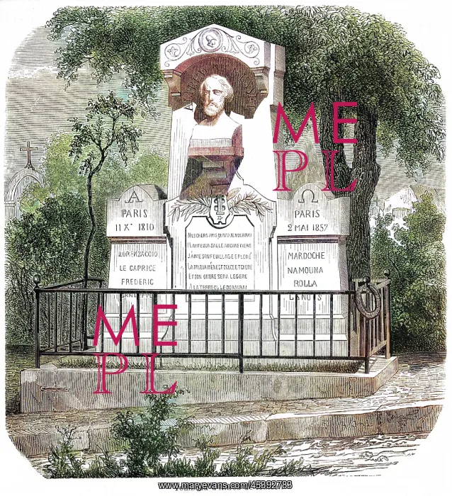 : DE MUSSET'S TOMB : DE MUSSET'S TOMB