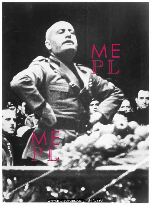 : MUSSOLINI. BENITO MUSSOLINI (1883 - 1945), Italian dictator speaks : MUSSOLINI. BENITO MUSSOLINI (1883 - 1945), Italian dictator speaks