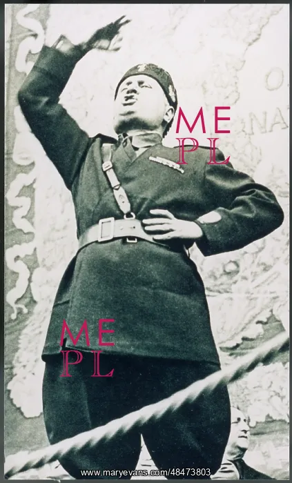 : MUSSOLINI. BENITO MUSSOLINI (1883 - 1945), Italian dictator speaks : MUSSOLINI. BENITO MUSSOLINI (1883 - 1945), Italian dictator speaks