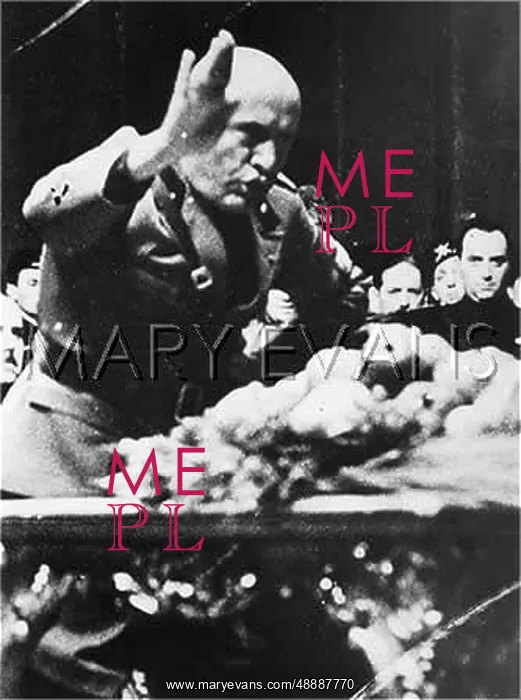 : MUSSOLINI / ANON PHOTO : MUSSOLINI / ANON PHOTO
