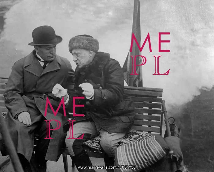 : MUSSOLINI & D'ANNUNZIO : MUSSOLINI & D'ANNUNZIO