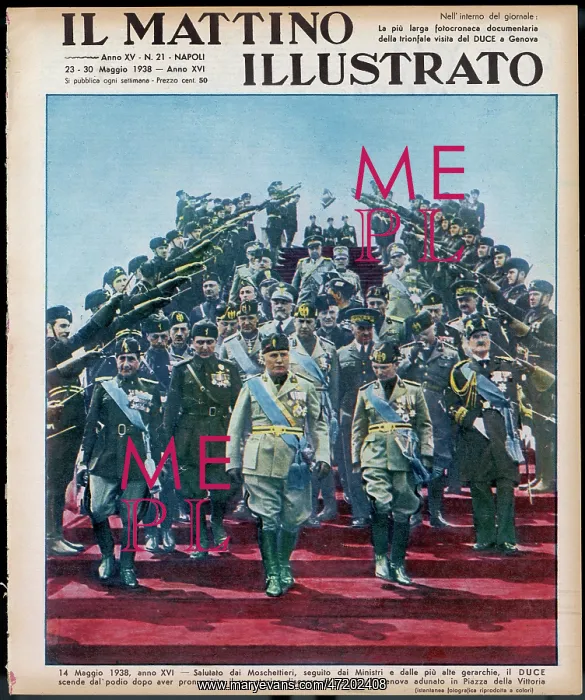  : MUSSOLINI AT GENOVA