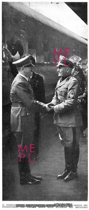 : MUSSOLINI AND HITLER : MUSSOLINI AND HITLER