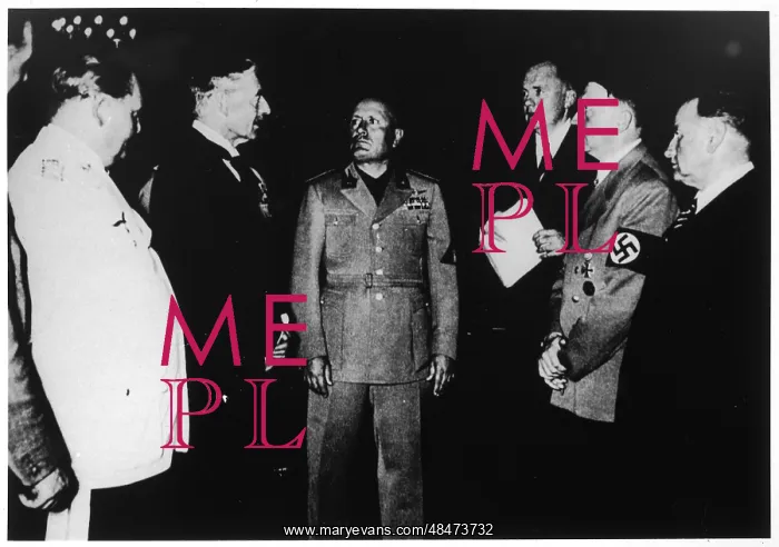: MUSSOLINI / MUNICH CONFER : MUSSOLINI / MUNICH CONFER