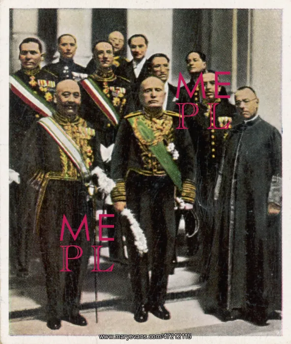 : MUSSOLINI AND PIUS MEET : MUSSOLINI AND PIUS MEET