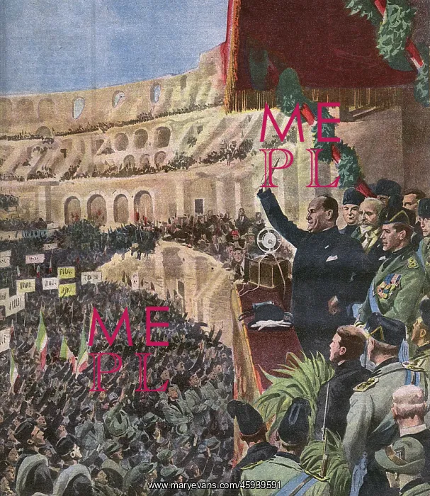 : MUSSOLINI SPEAKS : MUSSOLINI SPEAKS