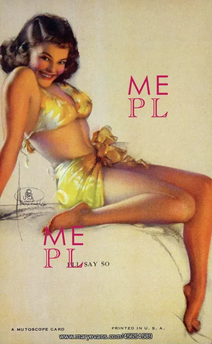 : Mutoscope Card, I'll Say So, 1940s : Mutoscope Card, I'll Say So, 1940s