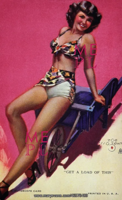 : Mutoscope Card, Get a load of This, 1940s : Mutoscope Card, Get a load of This, 1940s