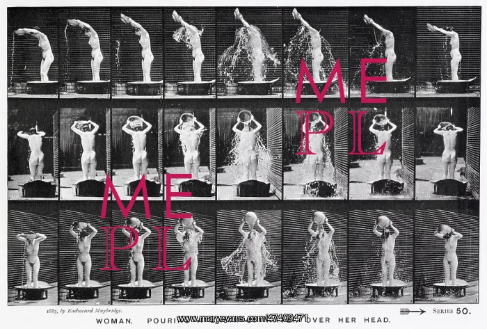 : Muybridge - Pouring Water Over Head : Muybridge - Pouring Water Over Head