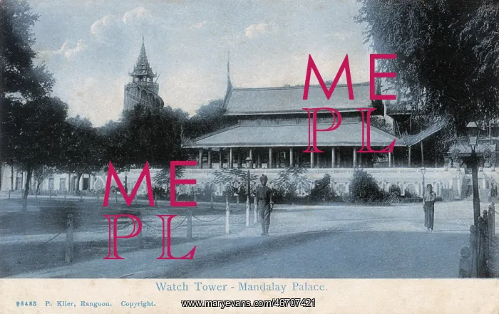 : Myanmar - Mandalay - Watch Tower and Palace Grounds : Myanmar - Mandalay - Watch Tower and Palace Grounds
