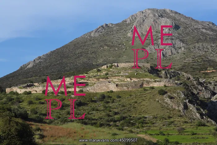 : Mycenae. MYCENAE, GREECE - APRIL 13 : A general view of Mycenae on April 13 : Mycenae. MYCENAE, GREECE - APRIL 13 : A general view of Mycenae on April 13