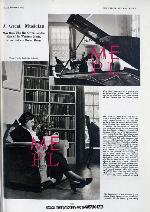 : Myra Hess at home : Myra Hess at home