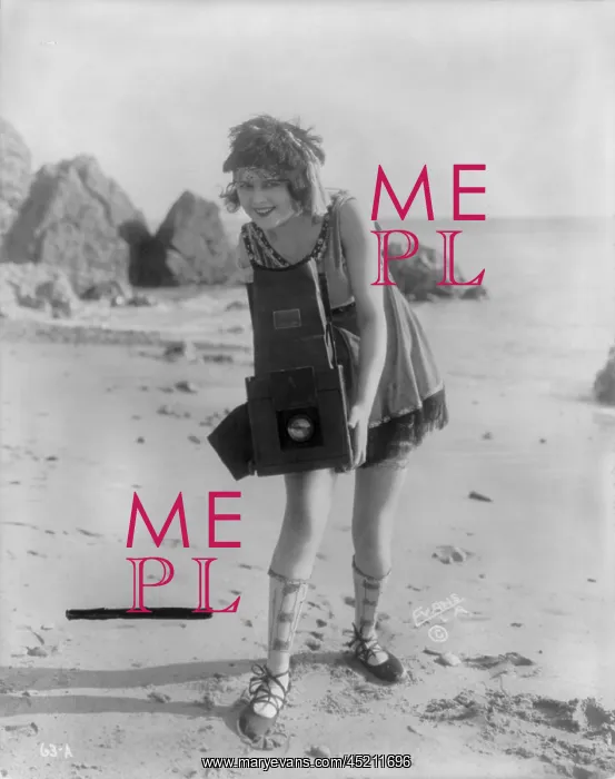 : Myrtle Lind, a young woman posing with a ? : Myrtle Lind, a young woman posing with a ?
