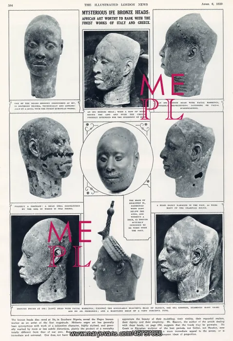 : Mysterious Ife Bronze Heads : Mysterious Ife Bronze Heads