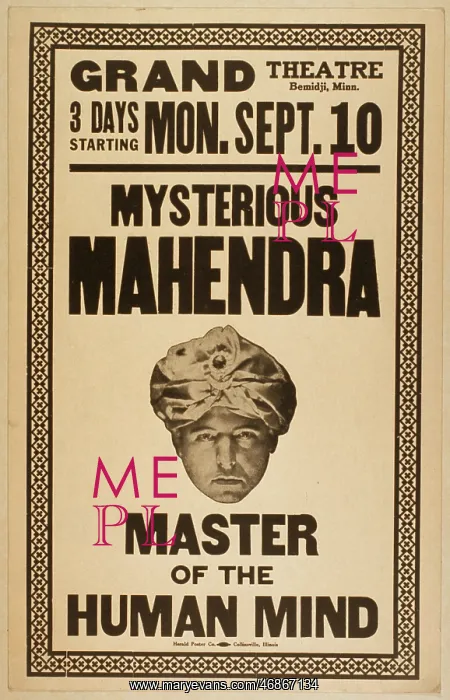 : Mysterious Mahendra master of the human mind : Mysterious Mahendra master of the human mind