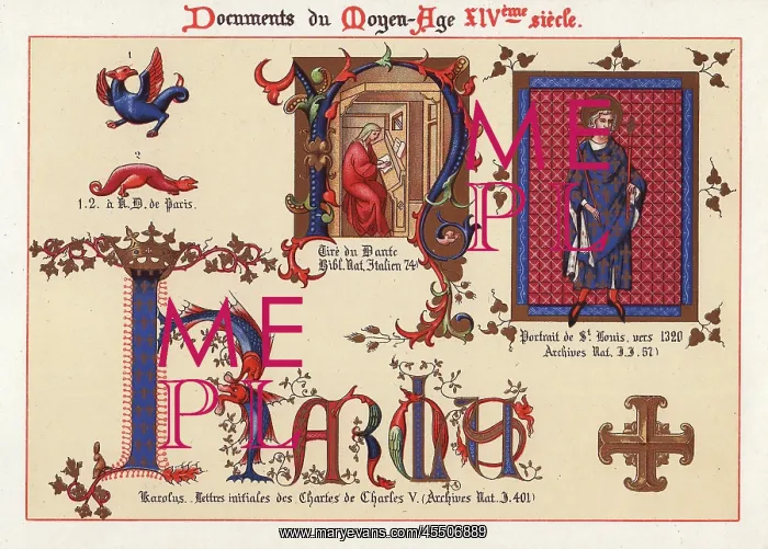: Mythical creatures, Karolus initial letters : Mythical creatures, Karolus initial letters