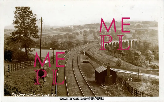 : Mytholmbridge Viaducts, Thongsbridge, Huddersfield, England : Mytholmbridge Viaducts, Thongsbridge, Huddersfield, England