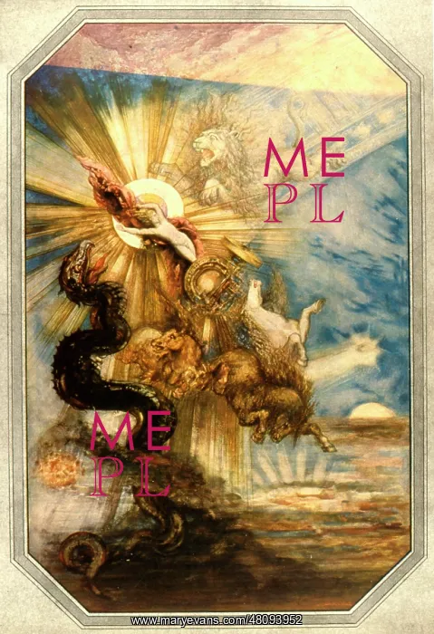  : Mythological scene with animals and sun