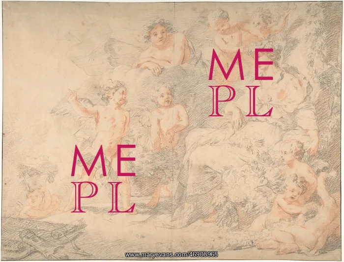: Mythological subject, n.d. black and red chalk : Mythological subject, n.d. black and red chalk