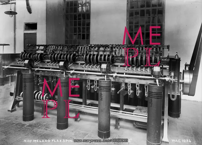 : N. of Ireland Flax Spinning Industry, Drawing : N. of Ireland Flax Spinning Industry, Drawing