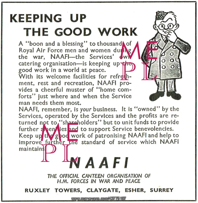  : NAAFI 1947 Advert